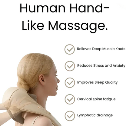 🎁 Last Day Promotion Save 65% - 𝐄𝐚𝐬𝐲𝐂𝐨𝐦𝐟𝐨𝐫𝐭™ Neck & Shoulder Massager– جهاز تدليك الرقبة والكتف