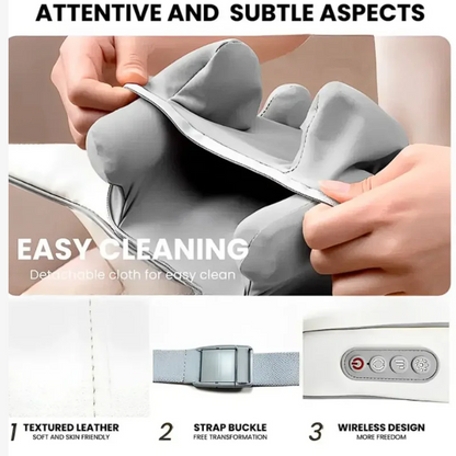 🎁 Last Day Promotion Save 65% - 𝐄𝐚𝐬𝐲𝐂𝐨𝐦𝐟𝐨𝐫𝐭™ Neck & Shoulder Massager– جهاز تدليك الرقبة والكتف