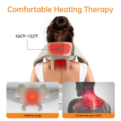 🎁 Last Day Promotion Save 65% - 𝐄𝐚𝐬𝐲𝐂𝐨𝐦𝐟𝐨𝐫𝐭™ Neck & Shoulder Massager– جهاز تدليك الرقبة والكتف