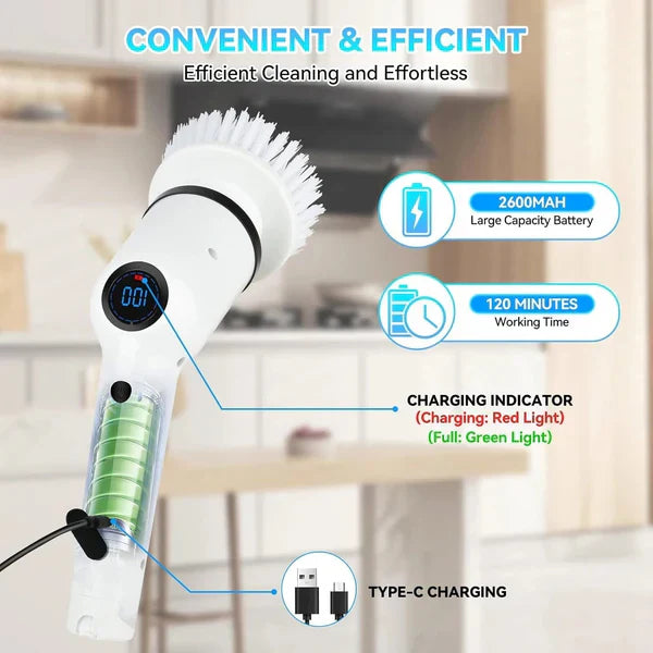 🎁 Last Day Promotion Save 65% - 𝐂𝐥𝐞𝐚𝐧𝐌𝐚𝐱™ HeavyDuty 9-in-1 Electric Spin Cleaner