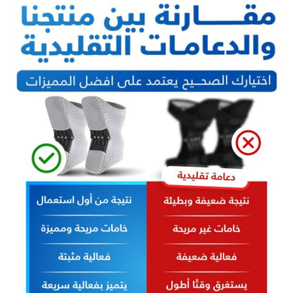Steel Sport – Knee Brace for Stability and Daily Movement (Two Braces) - ستيل سبورت ,دعامة الركبة للثبات والحركة اليومية (دعامتان)