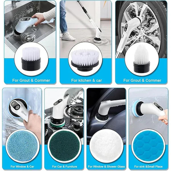🎁 Last Day Promotion Save 65% - 𝐂𝐥𝐞𝐚𝐧𝐌𝐚𝐱™ HeavyDuty 9-in-1 Electric Spin Cleaner