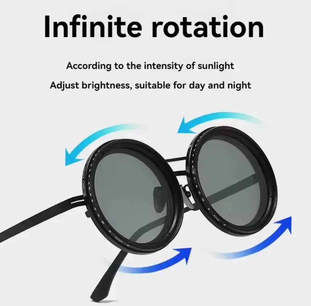 Retro™ Polarized Adjustable Sunglasses (Case Included) - النظارات الشمسية المستقطبة القابلة للتعديل