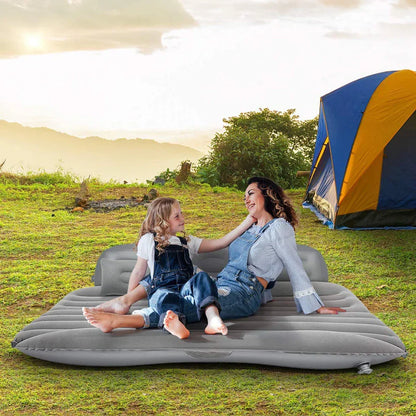 🚗 Luxury Car Inflatable Bed - سرير سيارة فاخر قابل للنفخ مع مضخة ووسادتين هوائيتين