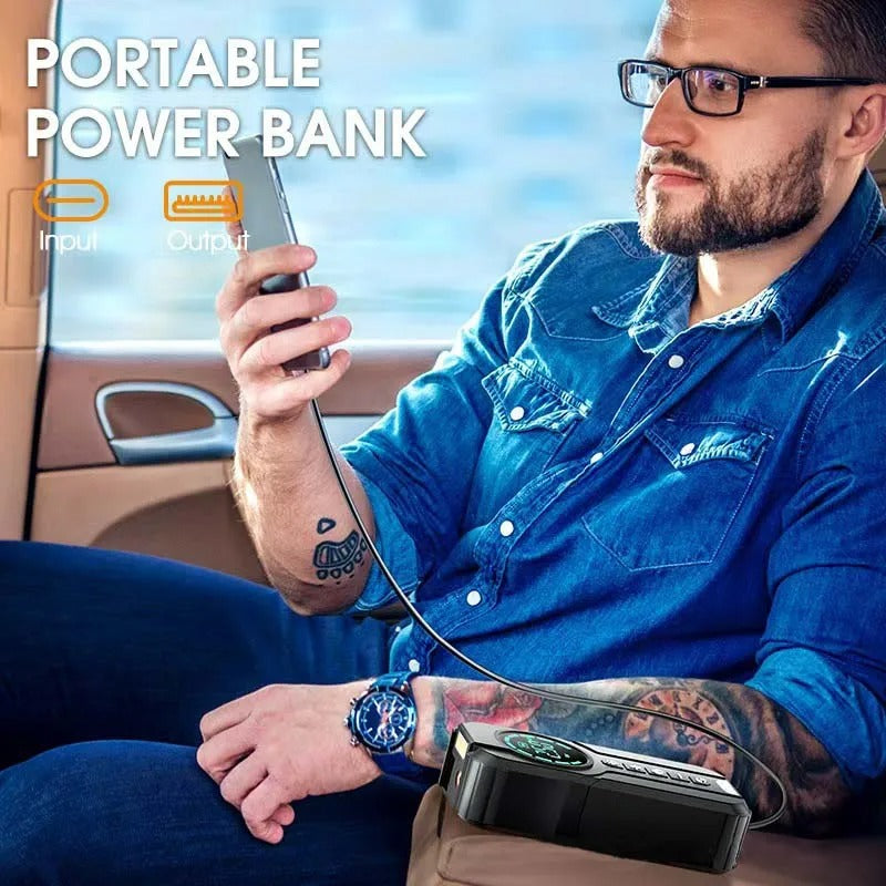HeavyDuty Jump Starter | Tire Inflator Pump | Portable Power Bank
