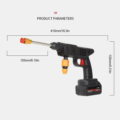 Rechargeable High Pressure Washer Gun for Multi Use (02 Batteries) - مسدس غسيل بالضغط العالي قابل للشحن ومتعدد الاستخدامات (بطاريتان)
